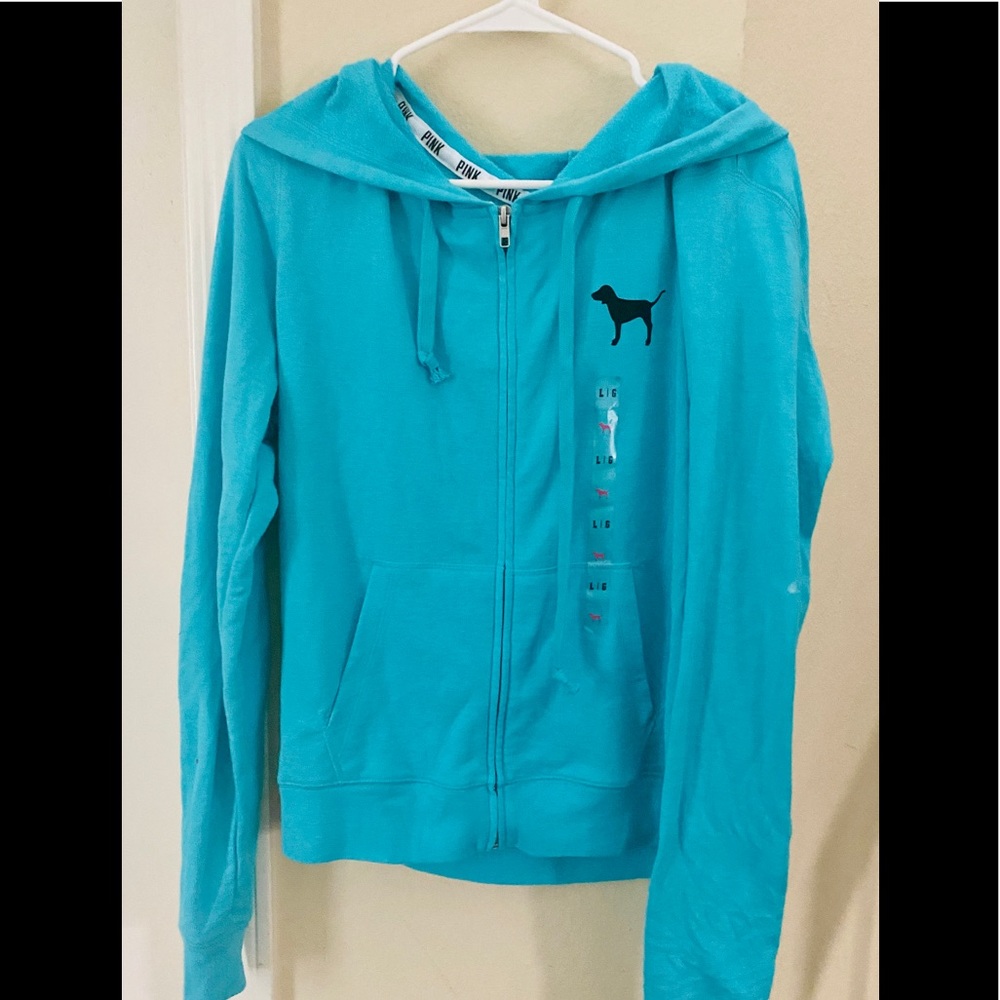 NWT VICTORIAS SECRET PINK ZIP HOODIE